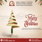 Birla Public School Kishangarh wishes you a Merry Christmas! 🎄✨