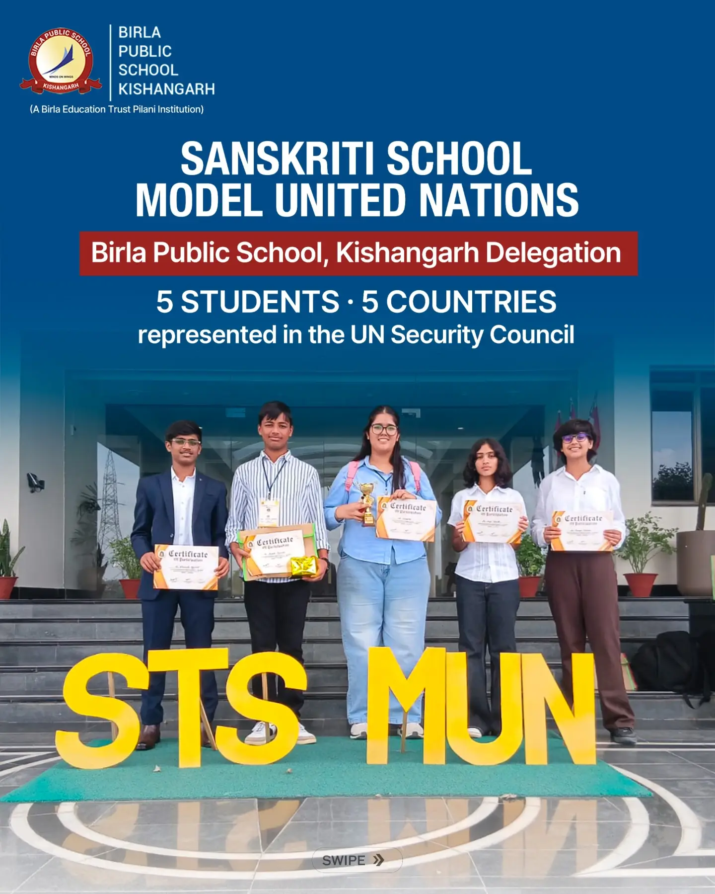 Sanskriti School Model United Nations (STS MUN)