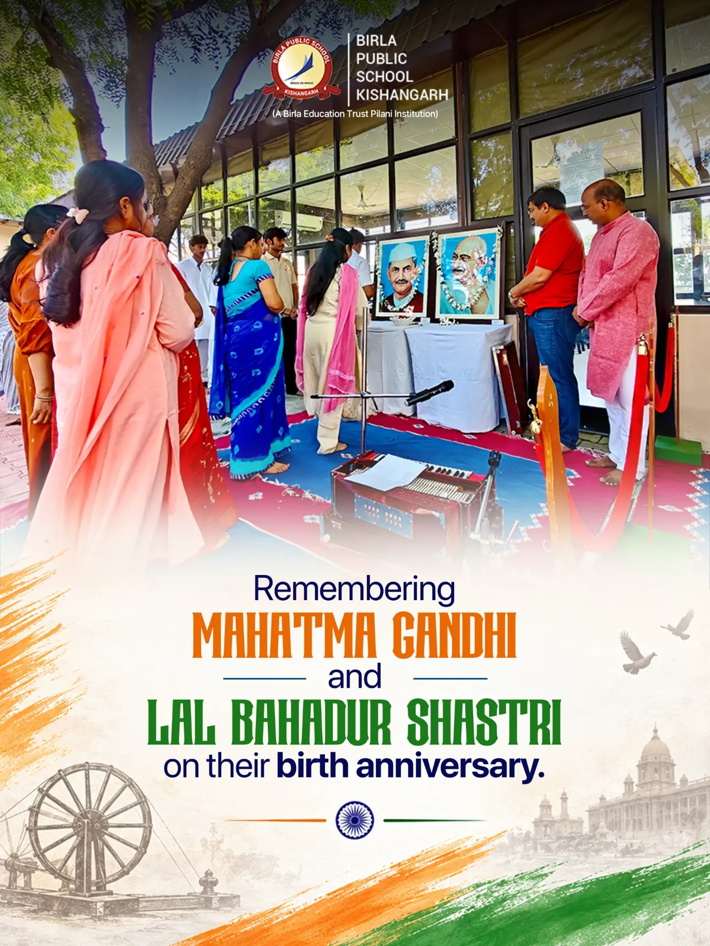 Remembering Mahatma Gandhi and Lal Bahadur Shastri on their birth anniversary